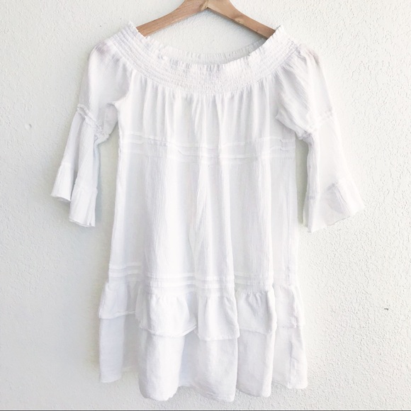 ROMEO JULIET COUTURE White Bell Sleeve Top - Picture 1 of 6